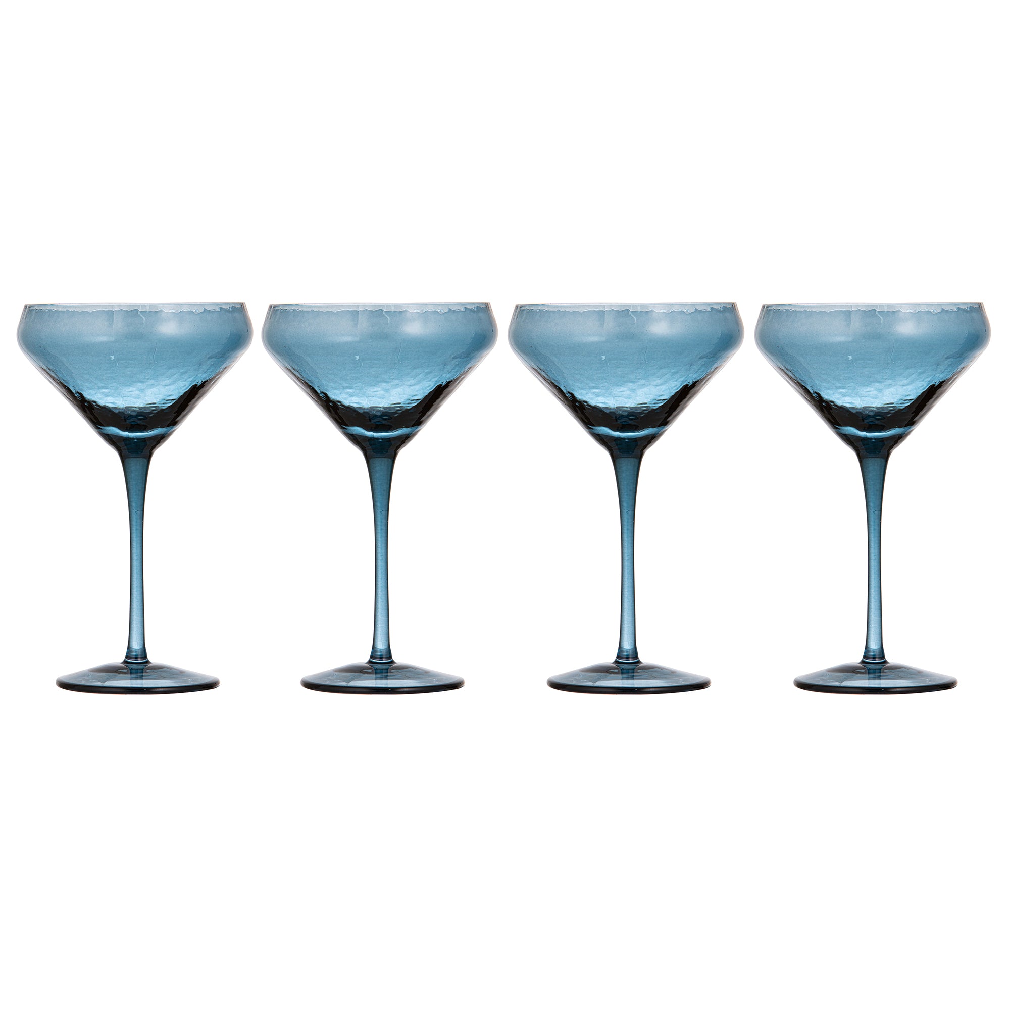 Flynn Blue 4pk Coupe Glass-Dining & Entertaining-Ladelle-The Bay Room