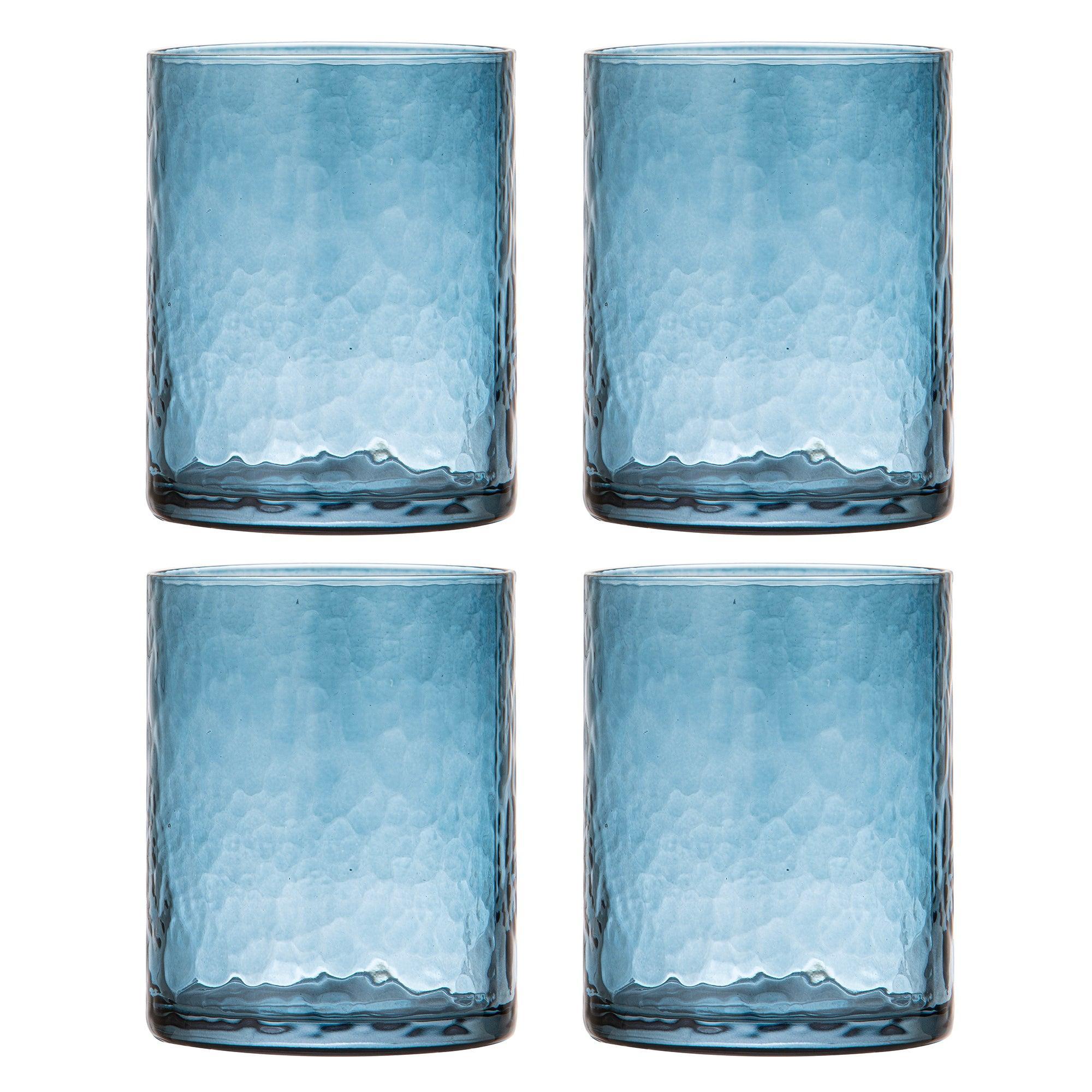Flynn Blue 4pk Glass Tumbler-Dining & Entertaining-Ladelle-The Bay Room