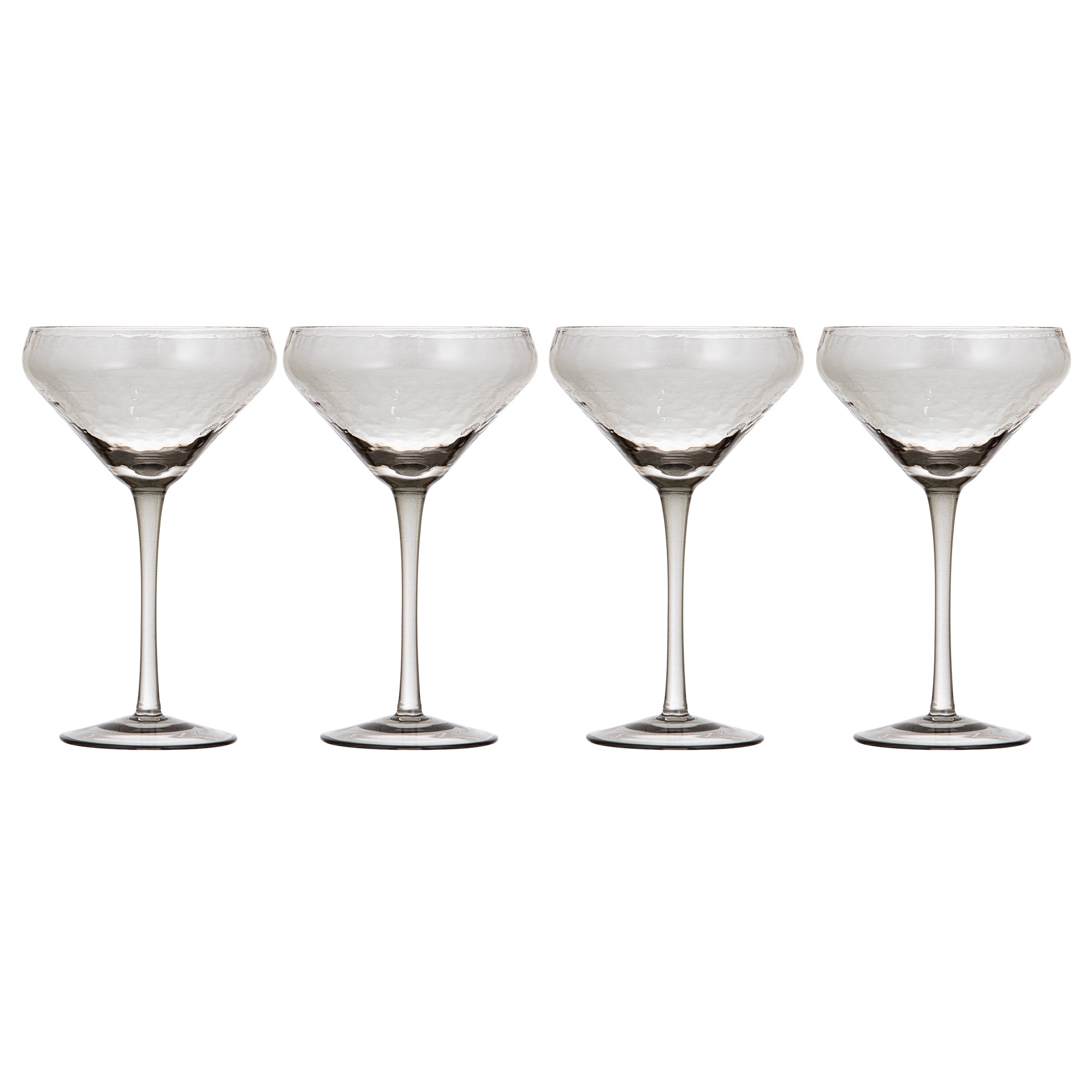 Flynn Charcoal 4pk Coupe Glass-Dining & Entertaining-Ladelle-The Bay Room