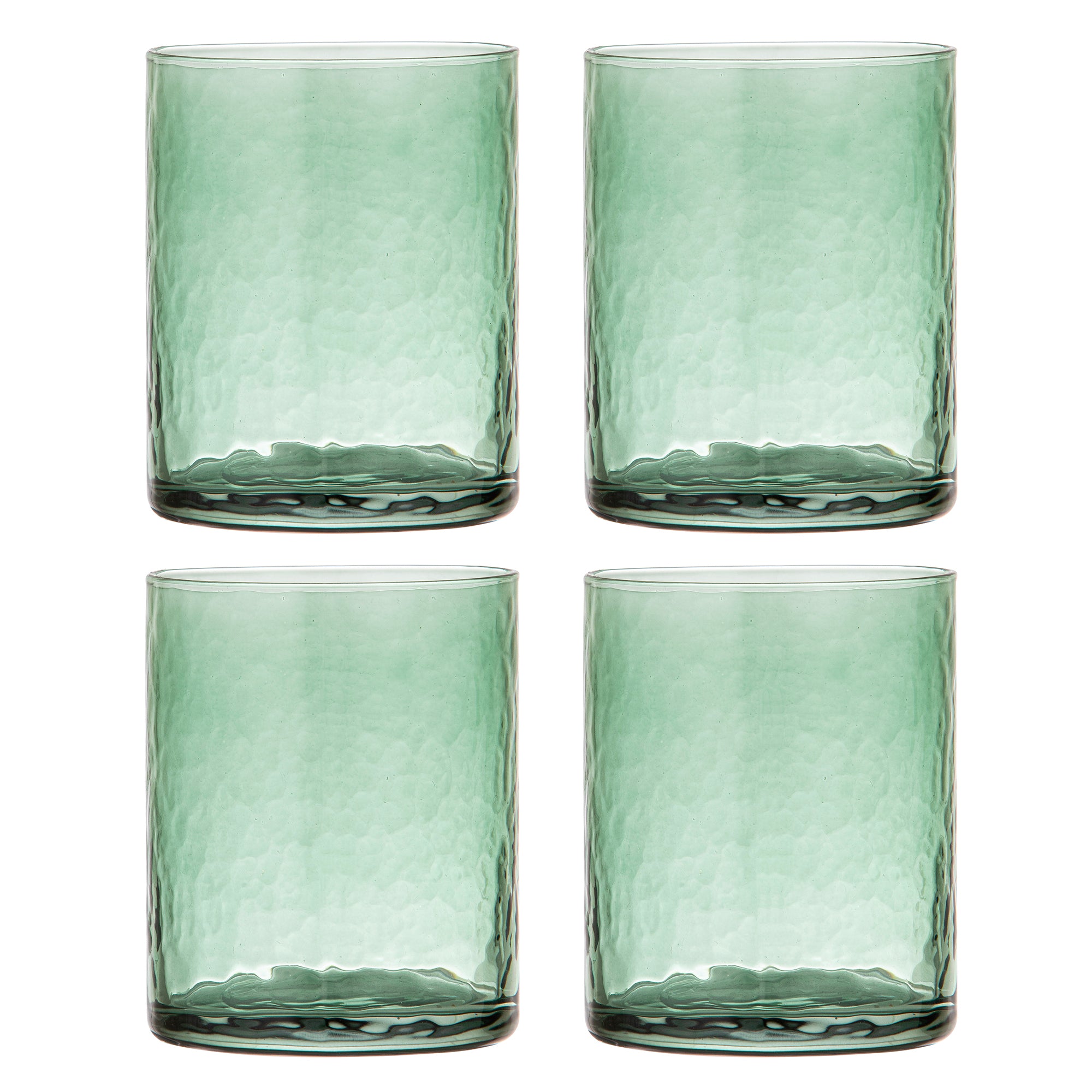 Flynn Green 4pk Glass Tumbler-Dining & Entertaining-Ladelle-The Bay Room
