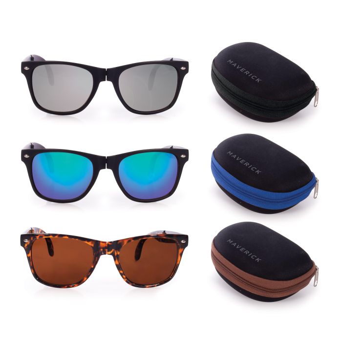 Folding Sunglasses-Headwear & Sunglasses-Maverick-The Bay Room
