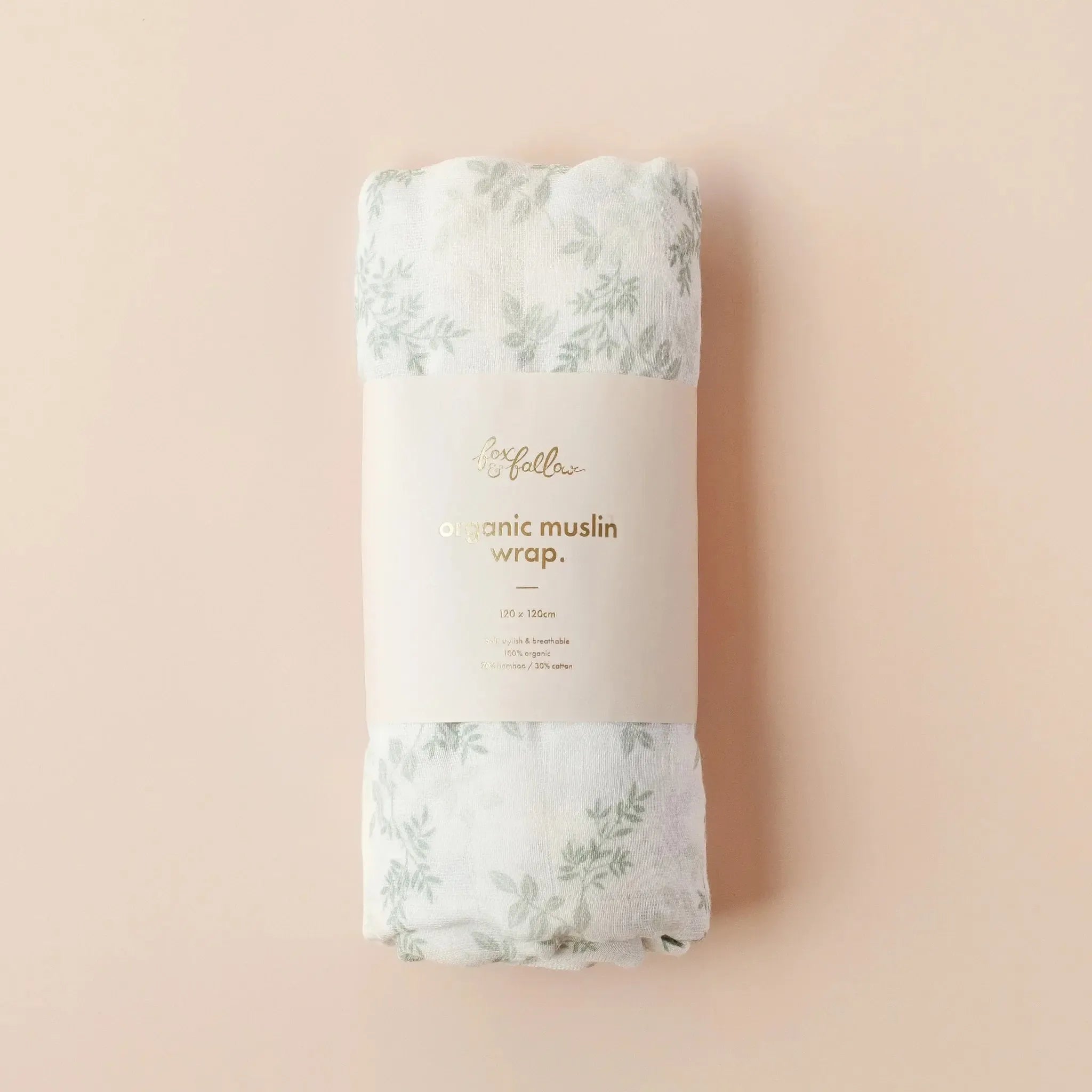 Forest Friends Sage/Cypress Organic Muslin Wrap Set-Nursery & Nurture-Fox & Fallow-The Bay Room