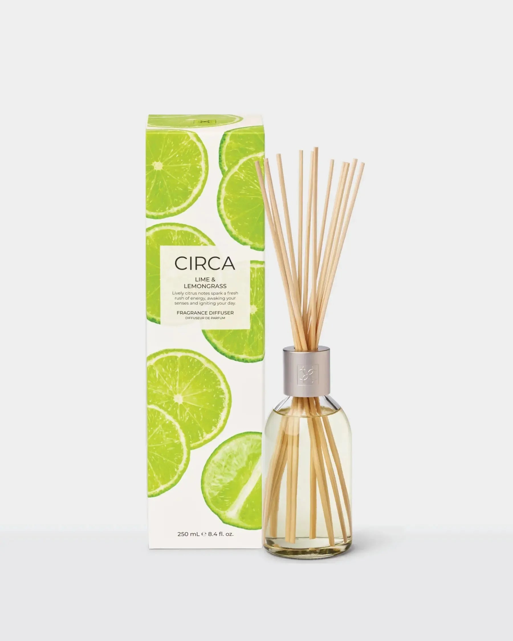 Fragrance Diffuser 250ml-Candles & Fragrances-Circa-Lime & Lemongrass-The Bay Room
