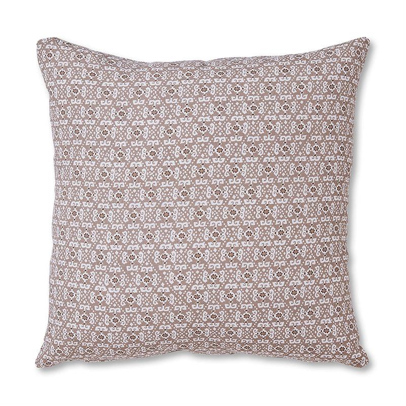 Francis Coffee Linen Cushion 55x55cm-Soft Furnishings-Madras Link-The Bay Room