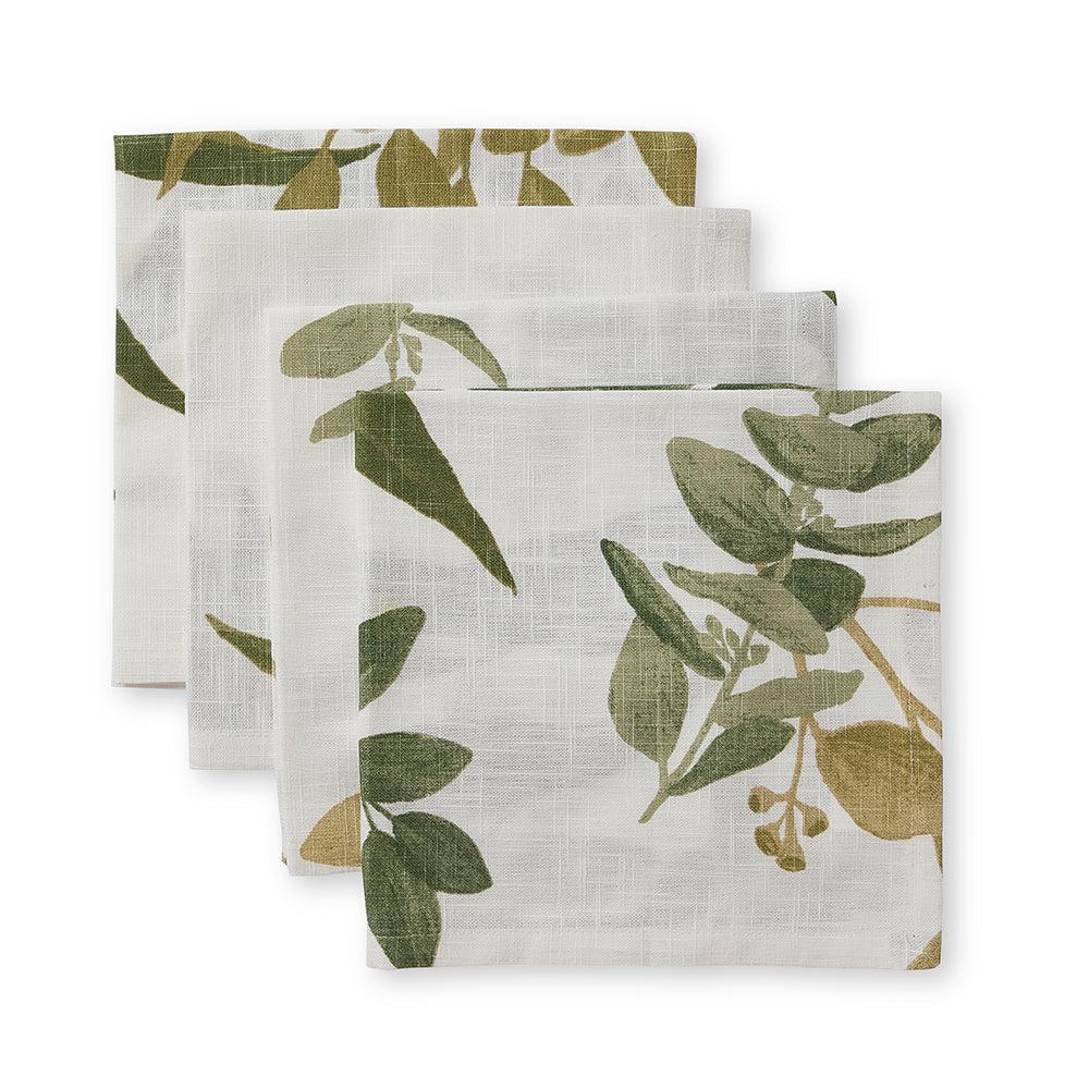 Franklin Green Napkin Set of 4-Dining & Entertaining-Madras Link-The Bay Room