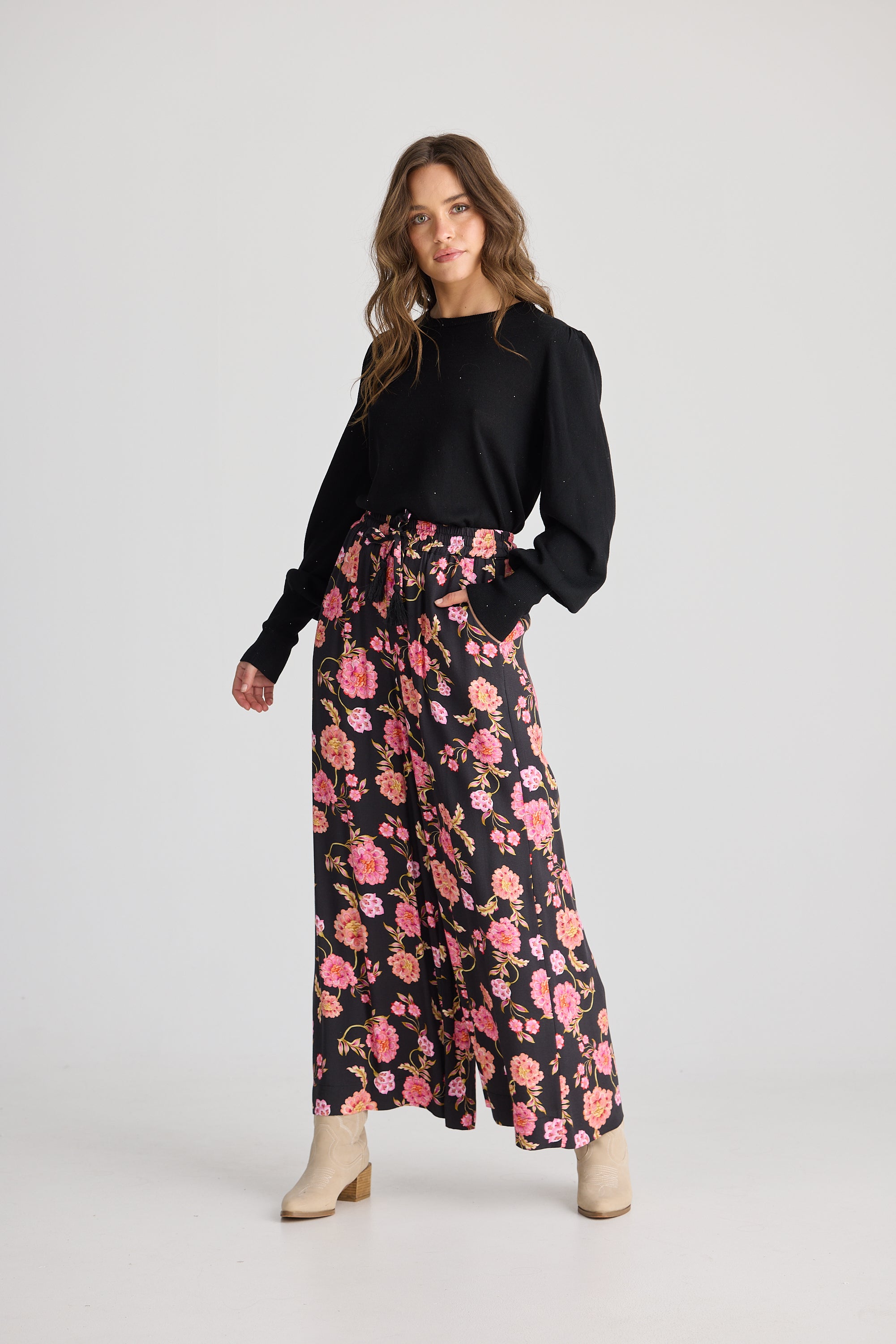 Freedom Pant - Lola Floral-Pants-Talisman-The Bay Room