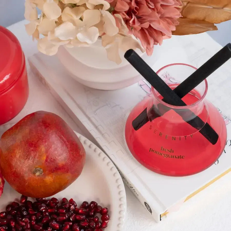 Fresh Pomegranate 200ml Diffuser-Candles & Fragrances-Serenity-The Bay Room