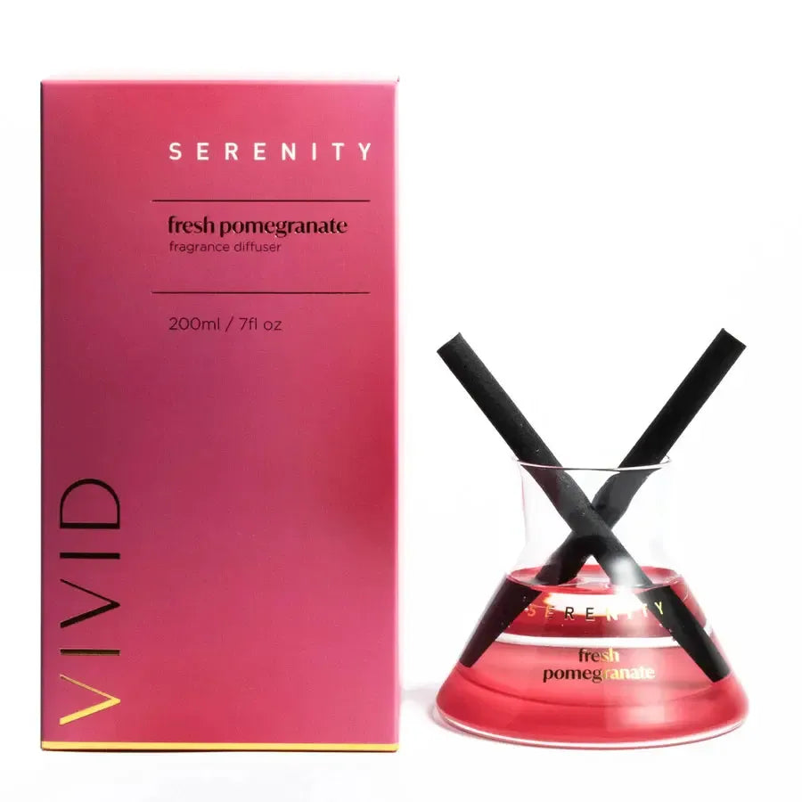 Fresh Pomegranate 200ml Diffuser-Candles & Fragrances-Serenity-The Bay Room