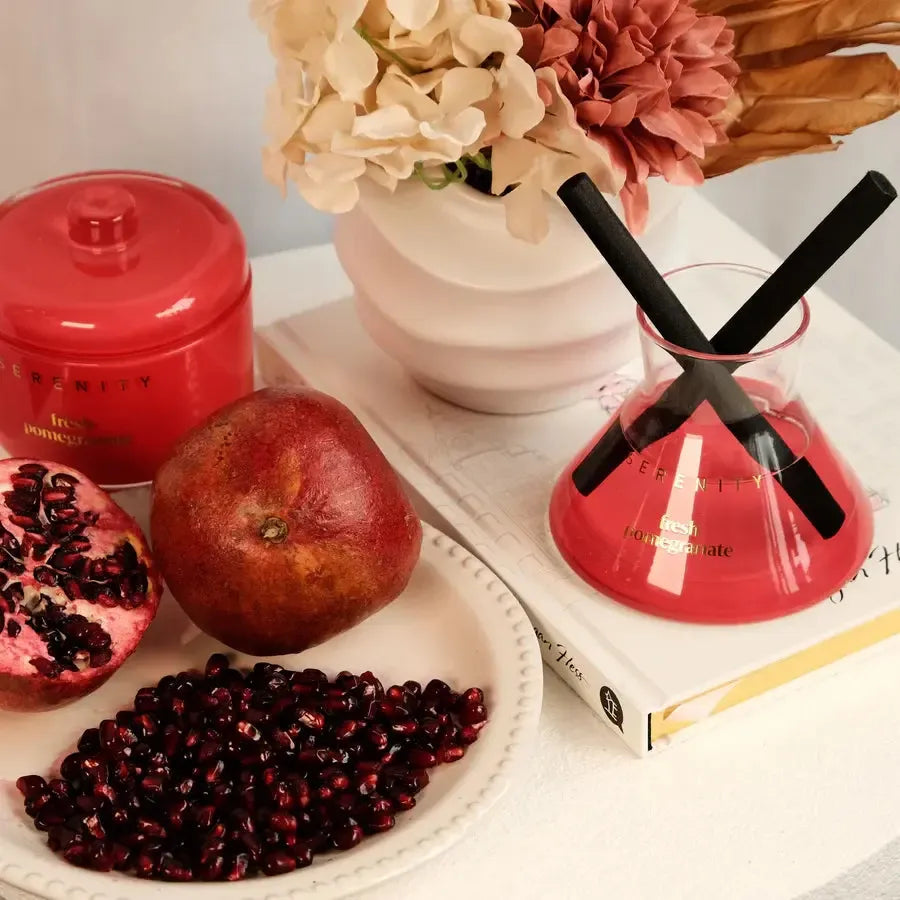 Fresh Pomegranate 230g Candle-Candles & Fragrances-Serenity-The Bay Room