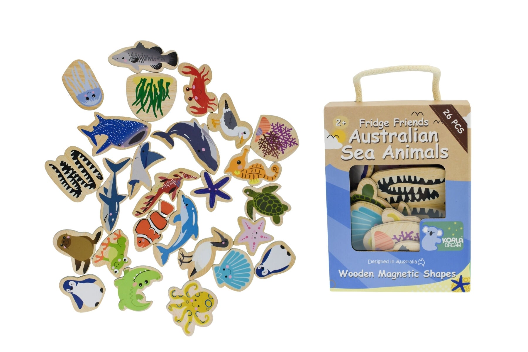Fridge Friends Magnetic Australian Sea Animals 25pcs-Toys-Eleganter-The Bay Room