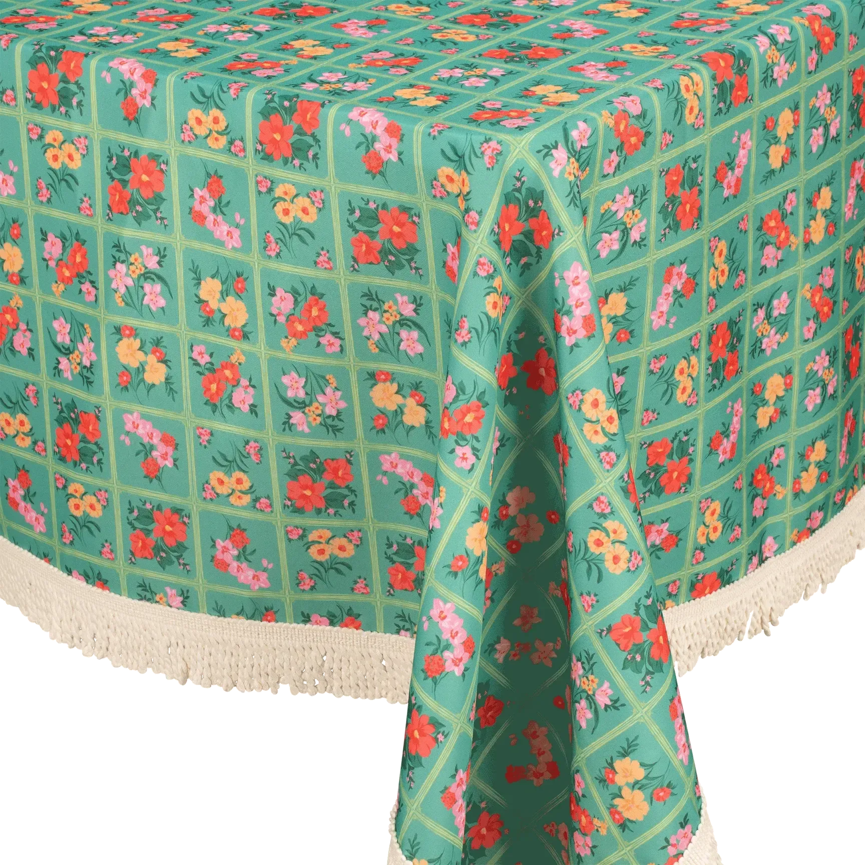 Fringed Tablecloth Vintage Patch-Travel & Outdoors-Kollab-The Bay Room