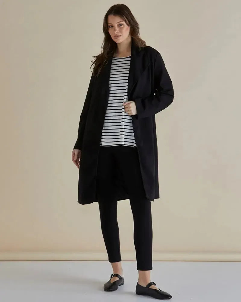 Gabriel Coat - Black-Jackets, Coats & Vests-Betty Basics-The Bay Room