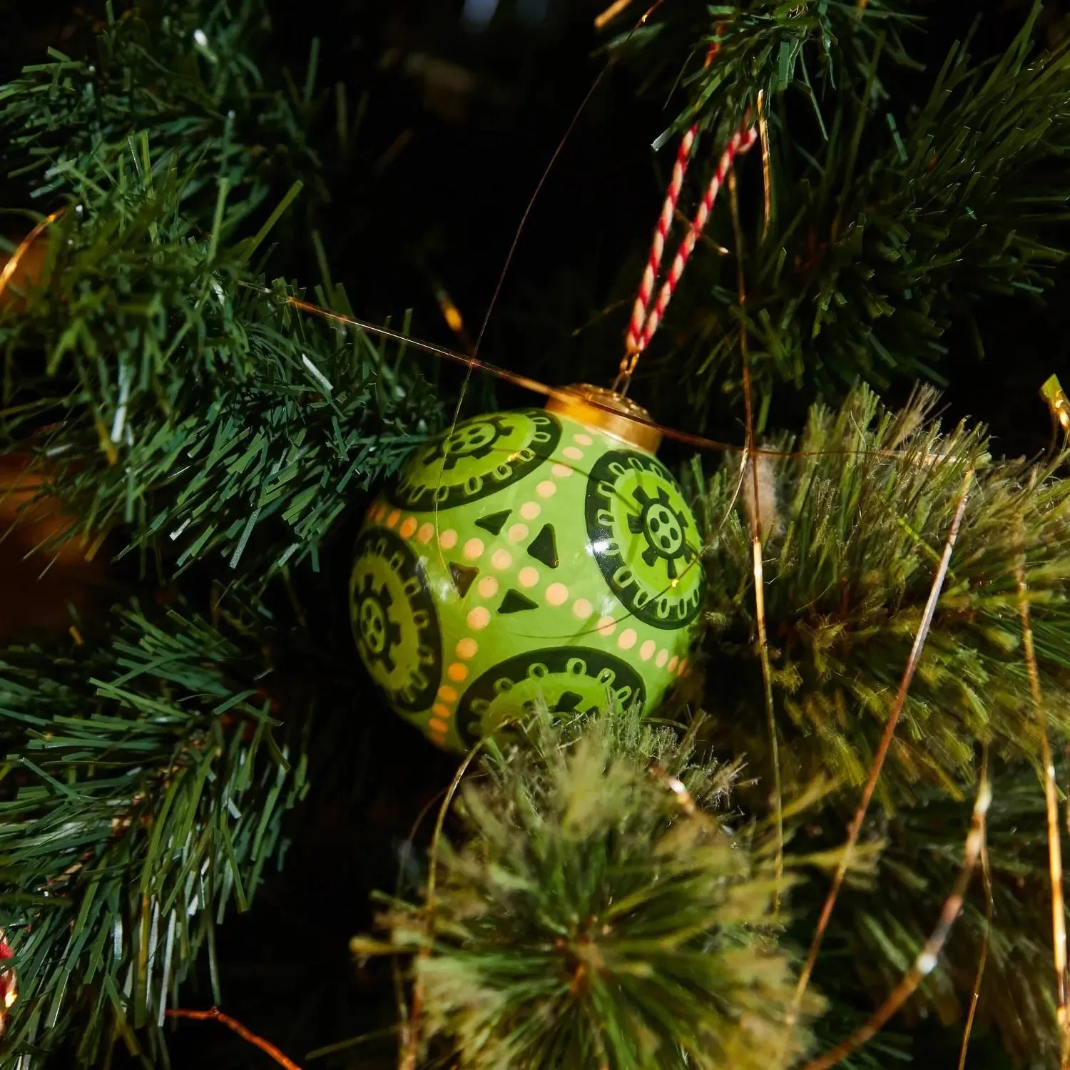 Gabriella Bauble - Key Lime-Christmas-Sage & Clare-The Bay Room