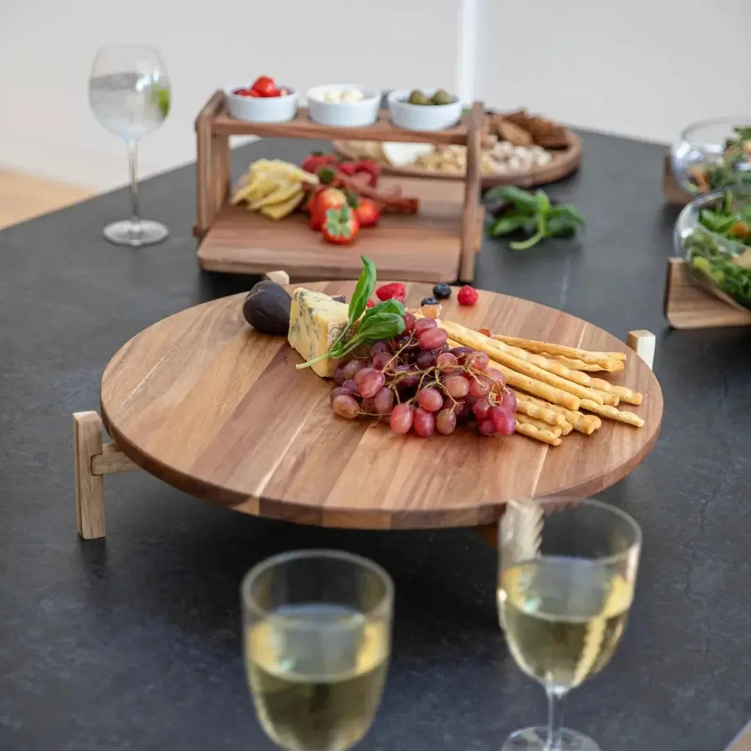 Gather Elevated Lazy Susan-Dining & Entertaining-Ladelle-The Bay Room