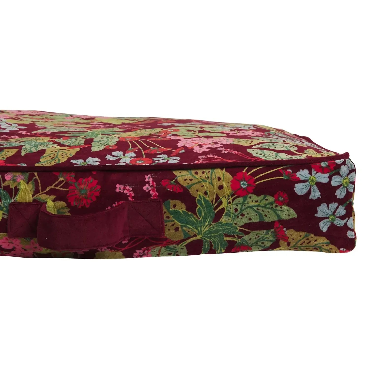 Genevieve Velvet Floor Cushion-Soft Furnishings-Sage & Clare-The Bay Room