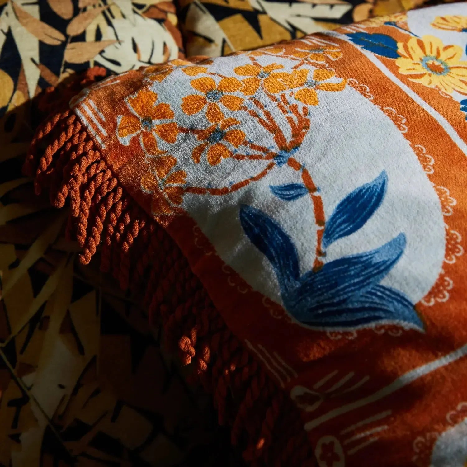 Gigi Velvet Cushion - Copper-Soft Furnishings-Sage & Clare-The Bay Room