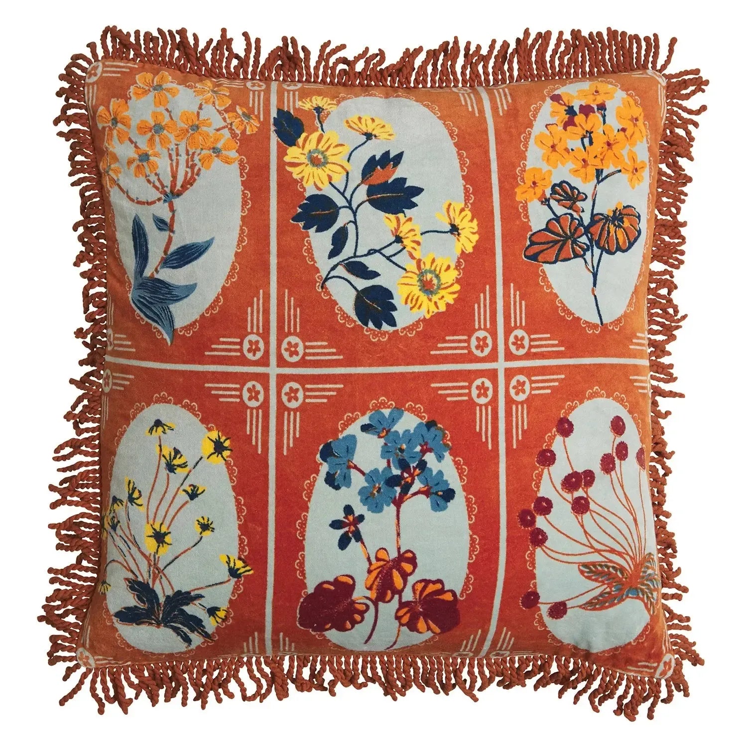 Gigi Velvet Cushion - Copper-Soft Furnishings-Sage & Clare-The Bay Room