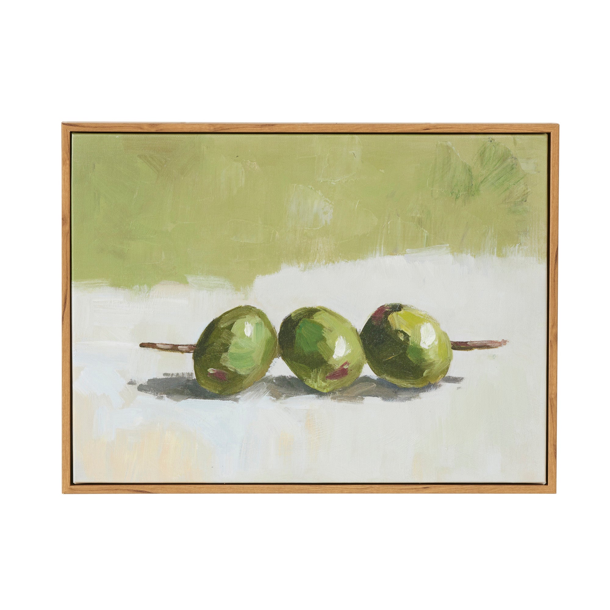 Gilda Teak Frame Oil Painting 40x30cm-Wall Decor-Coast To Coast Home-The Bay Room
