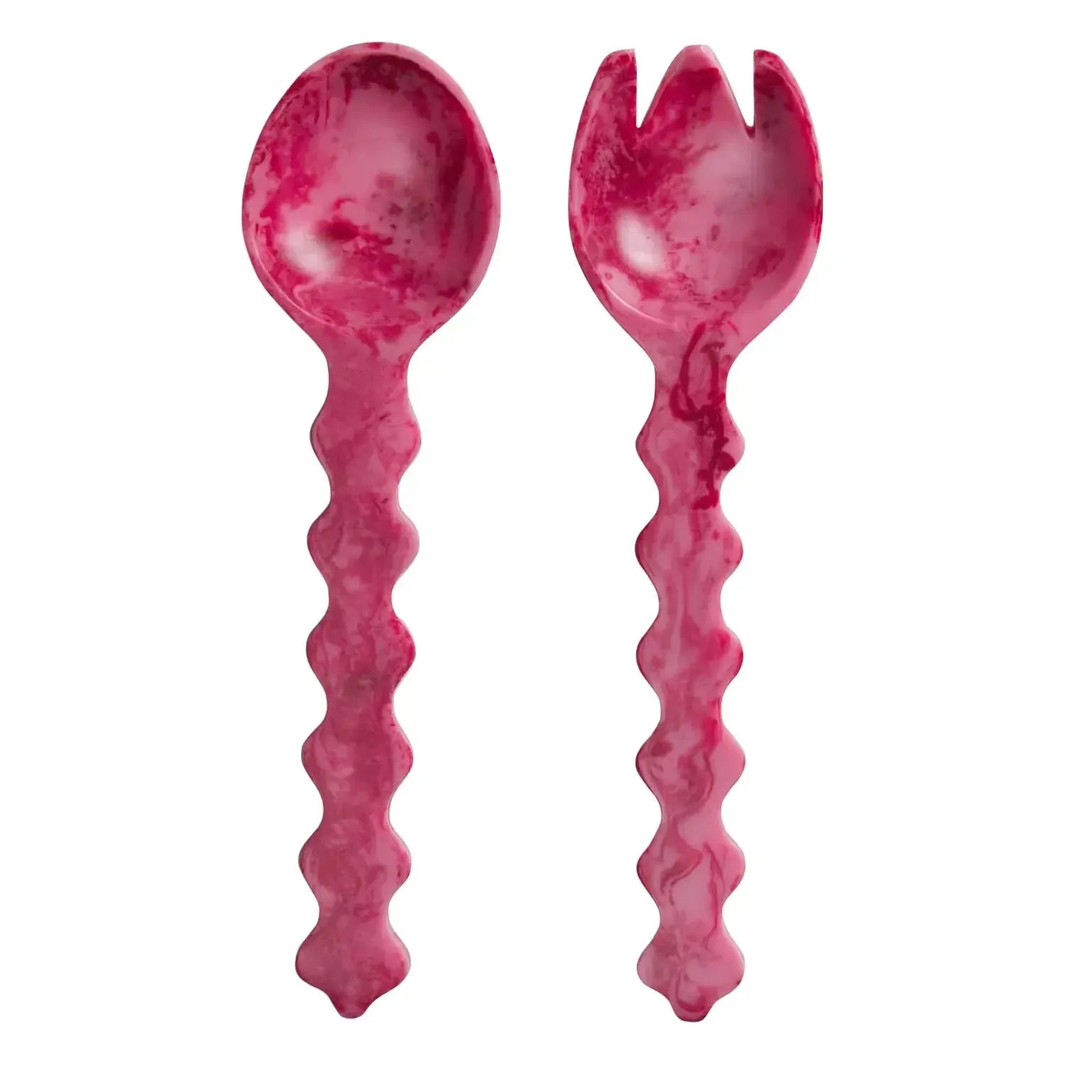 Gisele Salad Servers - Crimson-Dining & Entertaining-Sage & Clare-The Bay Room