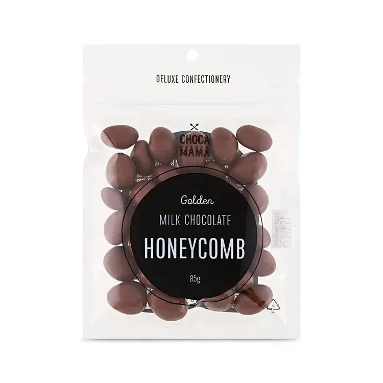 Golden Milk Honeycomb Mini Bag 85g-Gourmet Food & Drink-Chocamama-The Bay Room