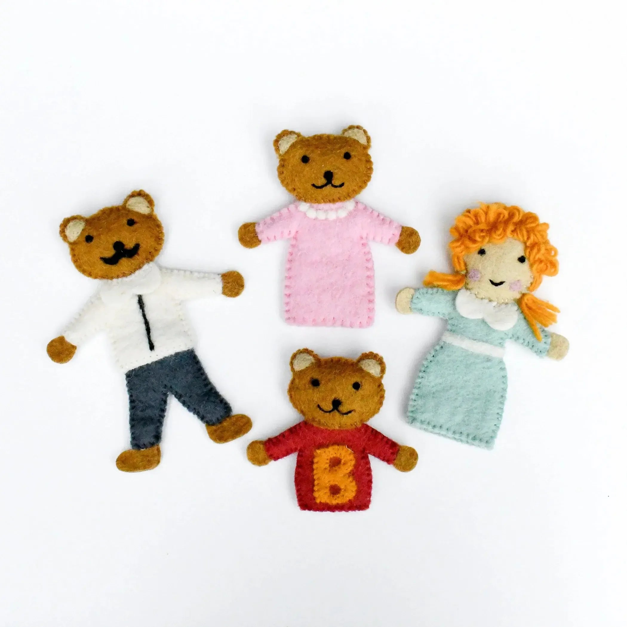 Goldilocks and the Three Bears Finger Puppet Set-Toys-Tara Treasures-The Bay Room