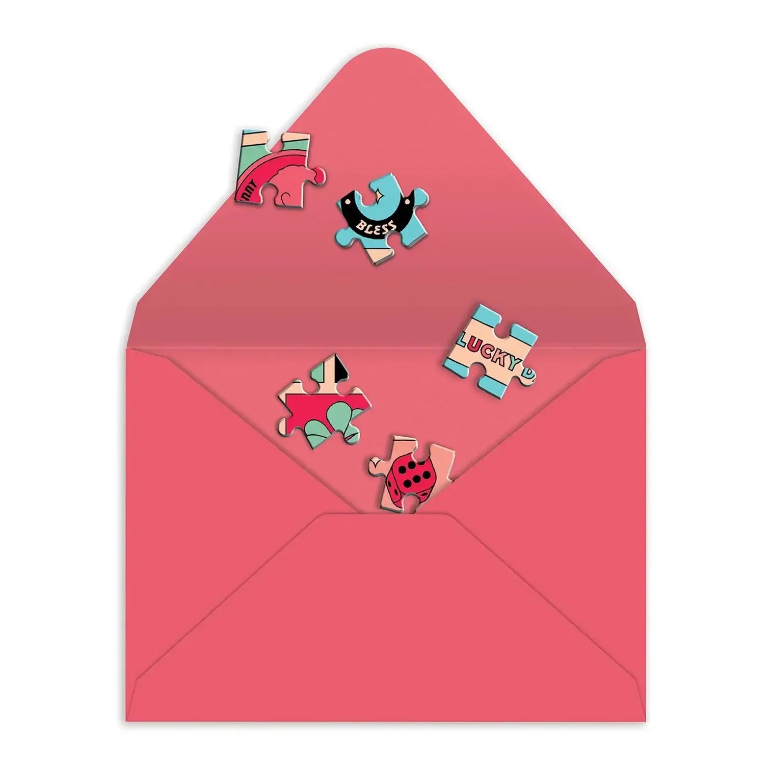 Good Luck Greeting Card Puzzle-Fun & Games-Galison-The Bay Room
