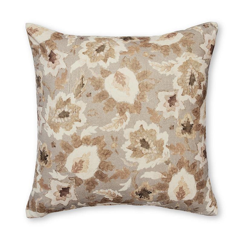 Griffith Velvet Beige Cushion 55x55cm-Soft Furnishings-Madras Link-The Bay Room