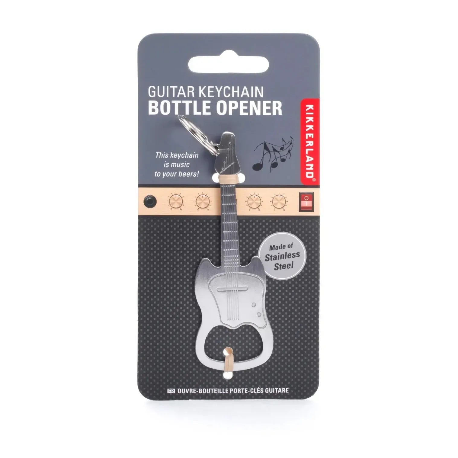 Guitar Keychain Bottle Opener-Fun & Games-Kikkerland-The Bay Room