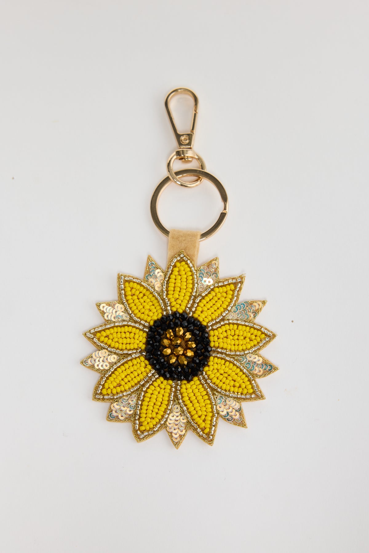 Sun Flower Keyring - Yellow