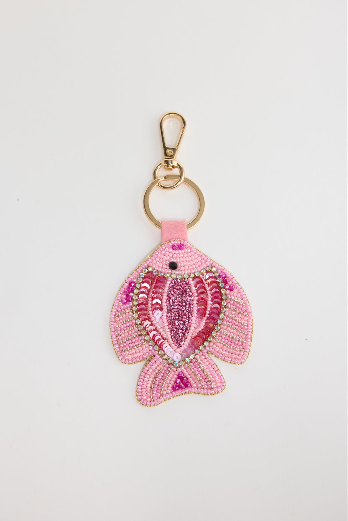 Fish Keyring - Pink