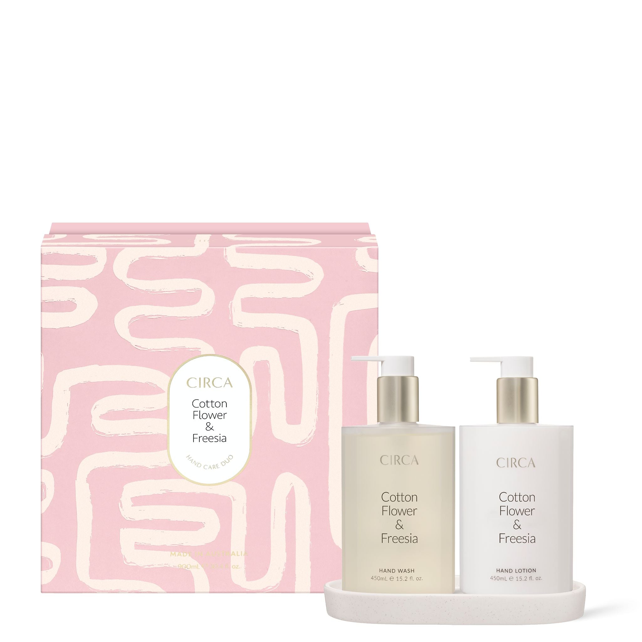Hand Care Duo Set 900mL - Cotton Flower & Freesia-Candles & Fragrance-Circa-The Bay Room