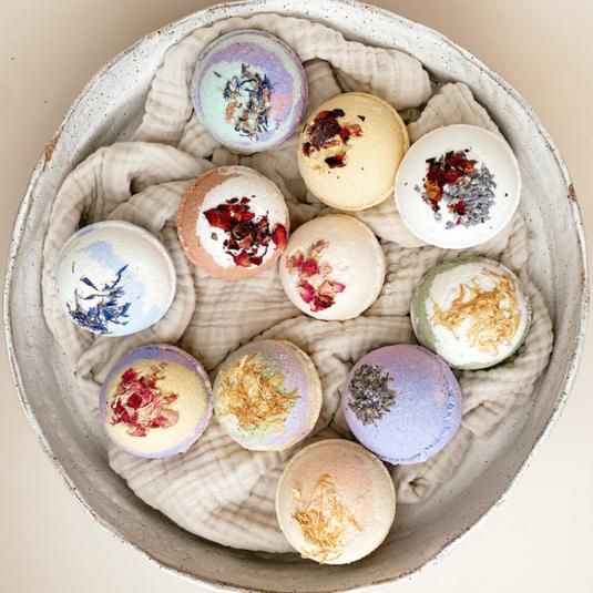 Handmade bath shop bombs