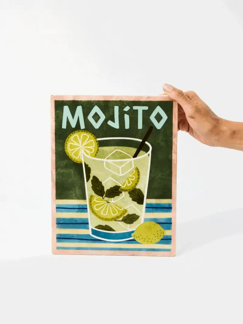 Happy Hour Mojito Tile-Wall Decor-Jones & Co-The Bay Room