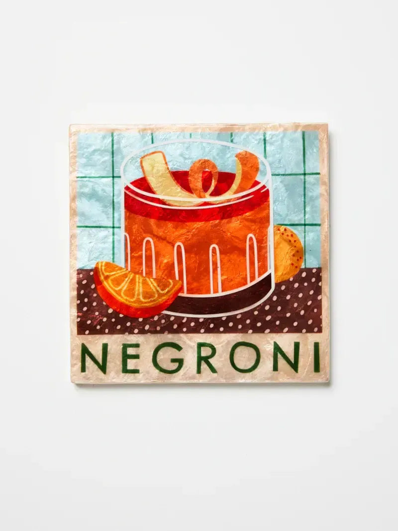 Happy Hour Negroni Tile-Wall Decor-Jones & Co-The Bay Room