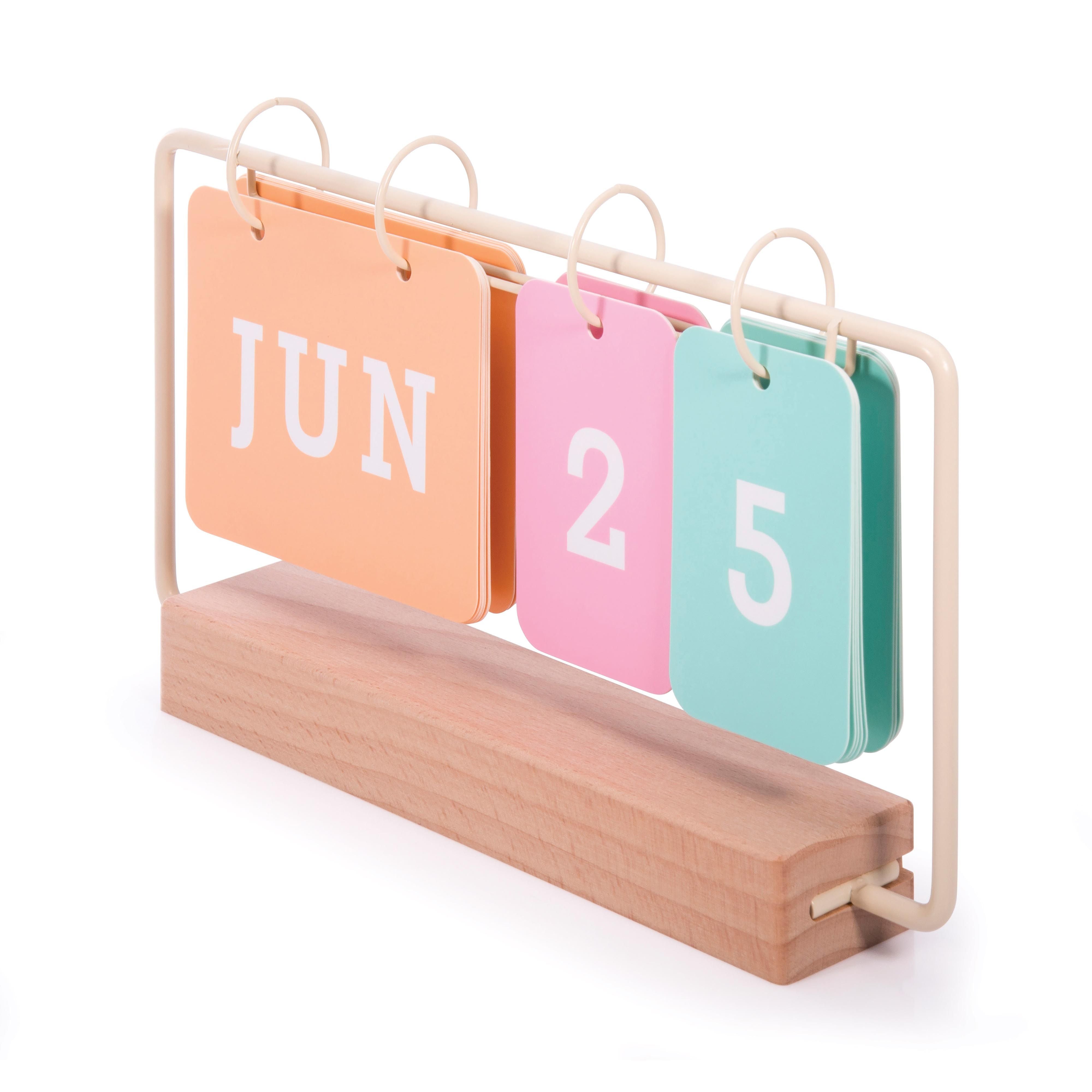 Happy Mondays Desktop Calendar 25x3.1x14cm-Journals, Books & Calendars-IS Gift-The Bay Room