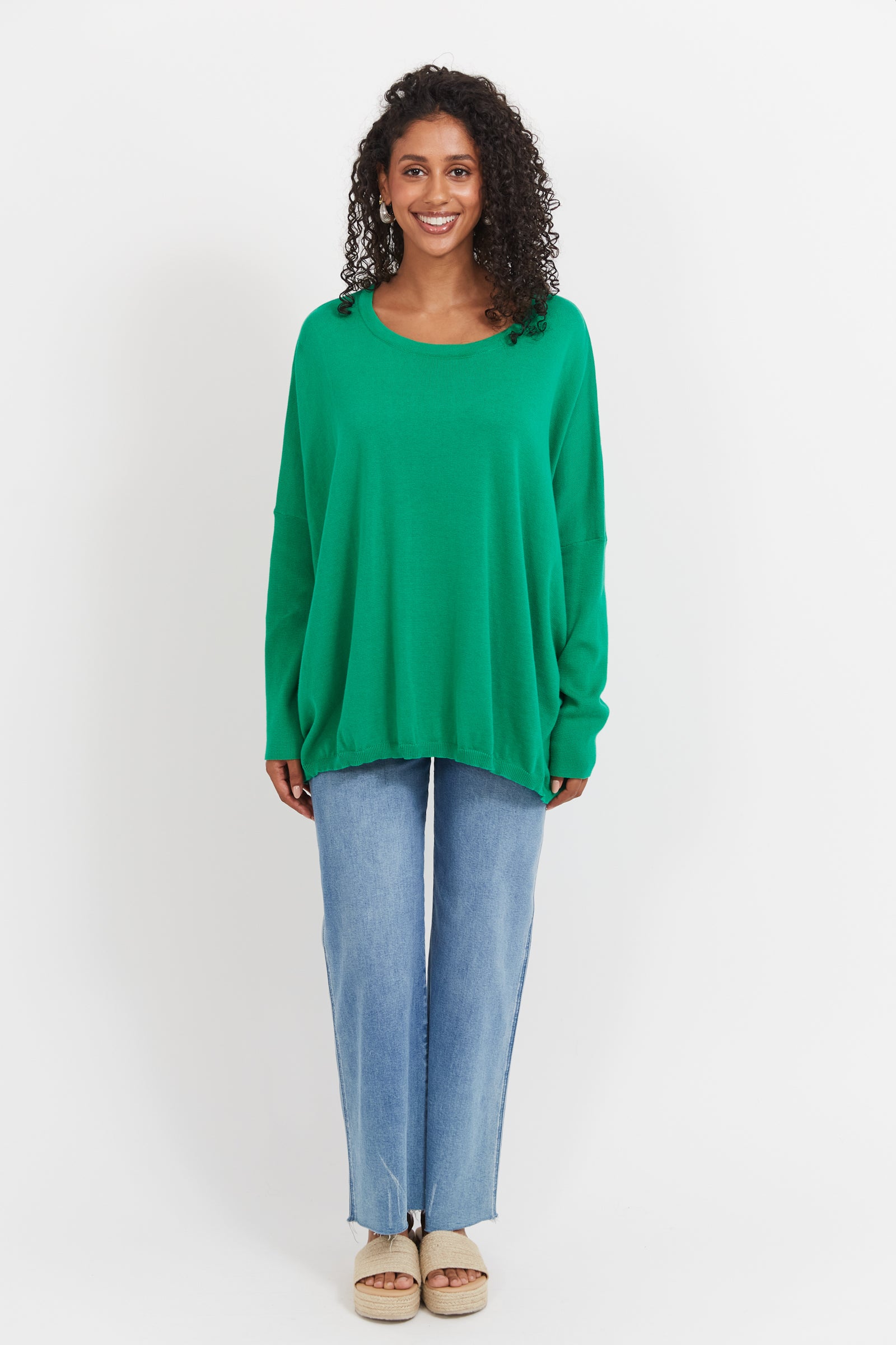 Haven Jumper - Oasis-Knitwear & Jumpers-Haven-The Bay Room