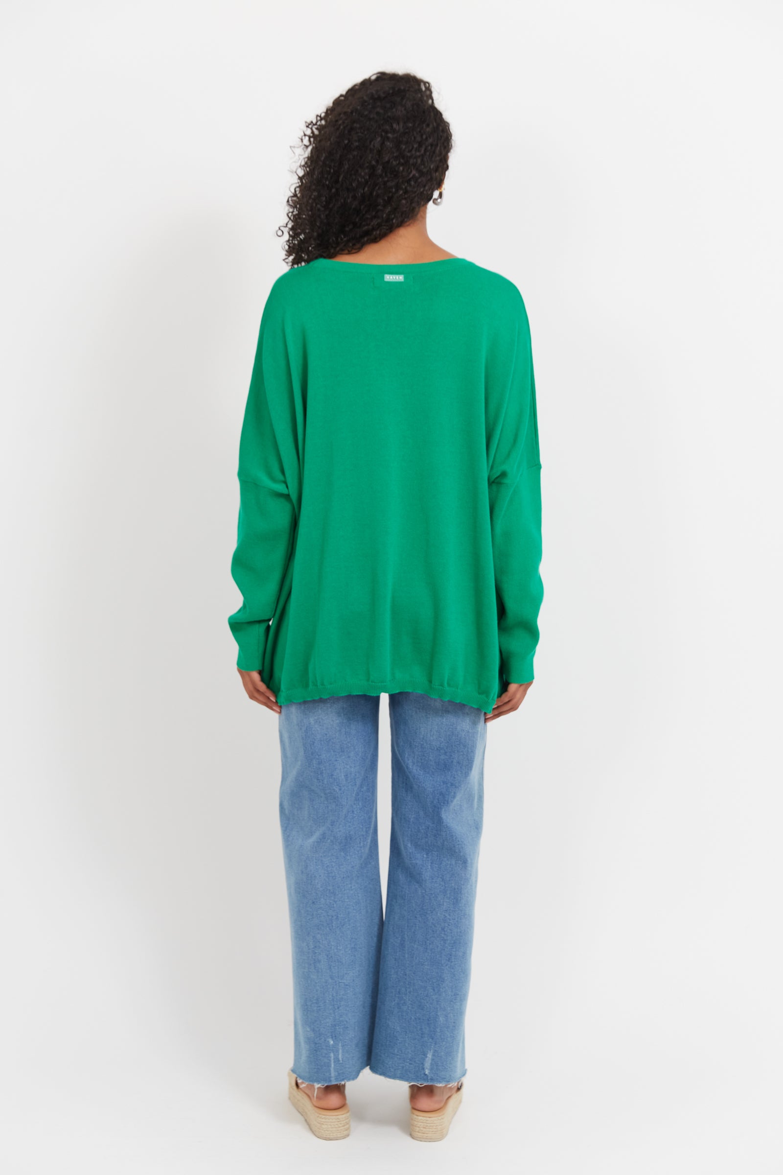 Haven Jumper - Oasis-Knitwear & Jumpers-Haven-The Bay Room