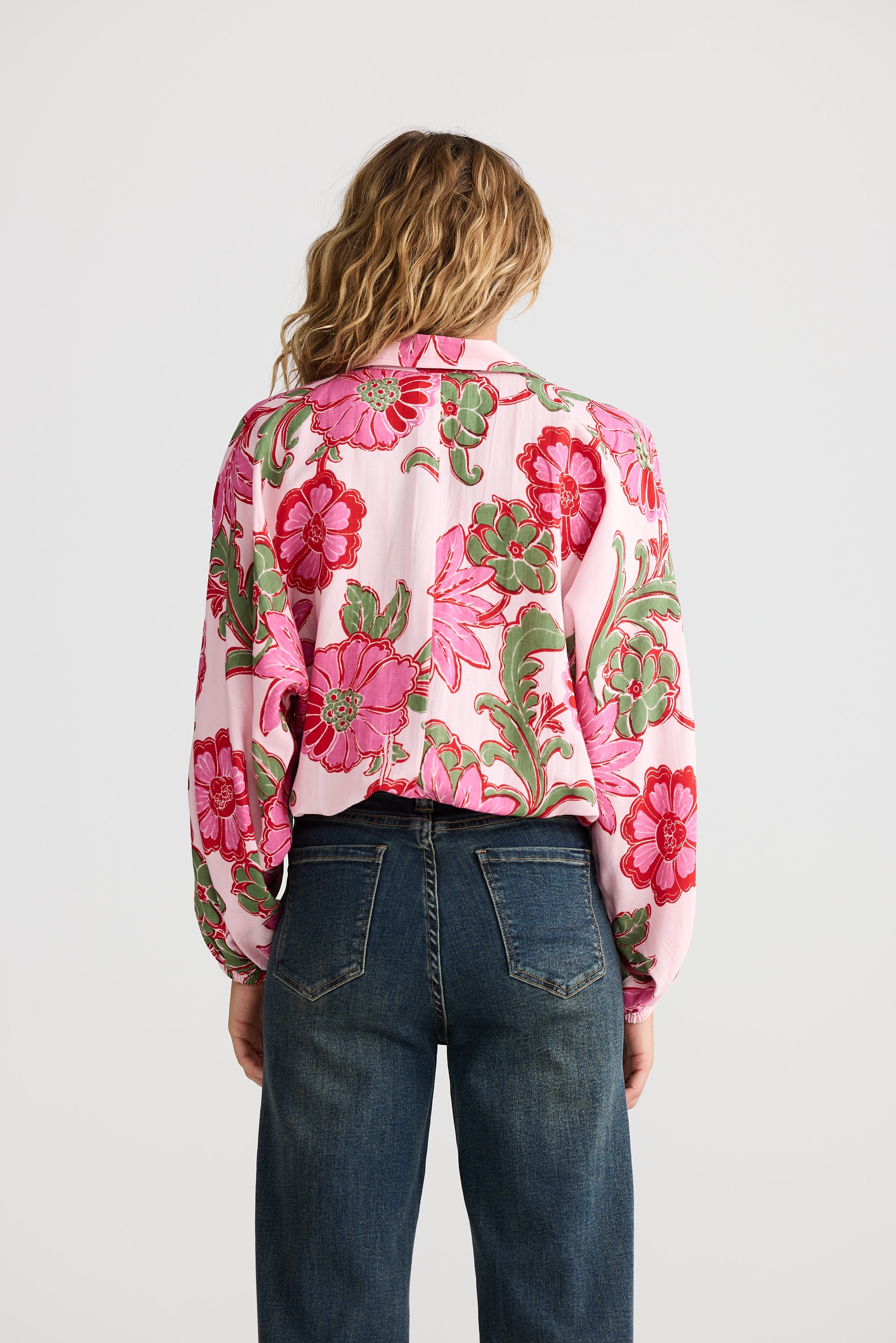 Hazel Shirt - Pink Ibiza-Tops-Talisman-The Bay Room