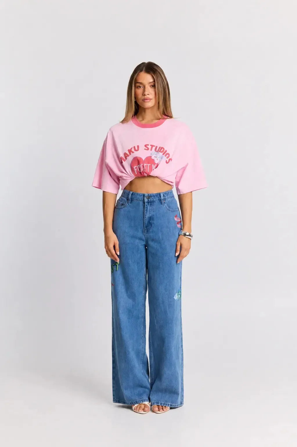Heartbreaker Oversized Tee-Tops-Maku Studios-The Bay Room