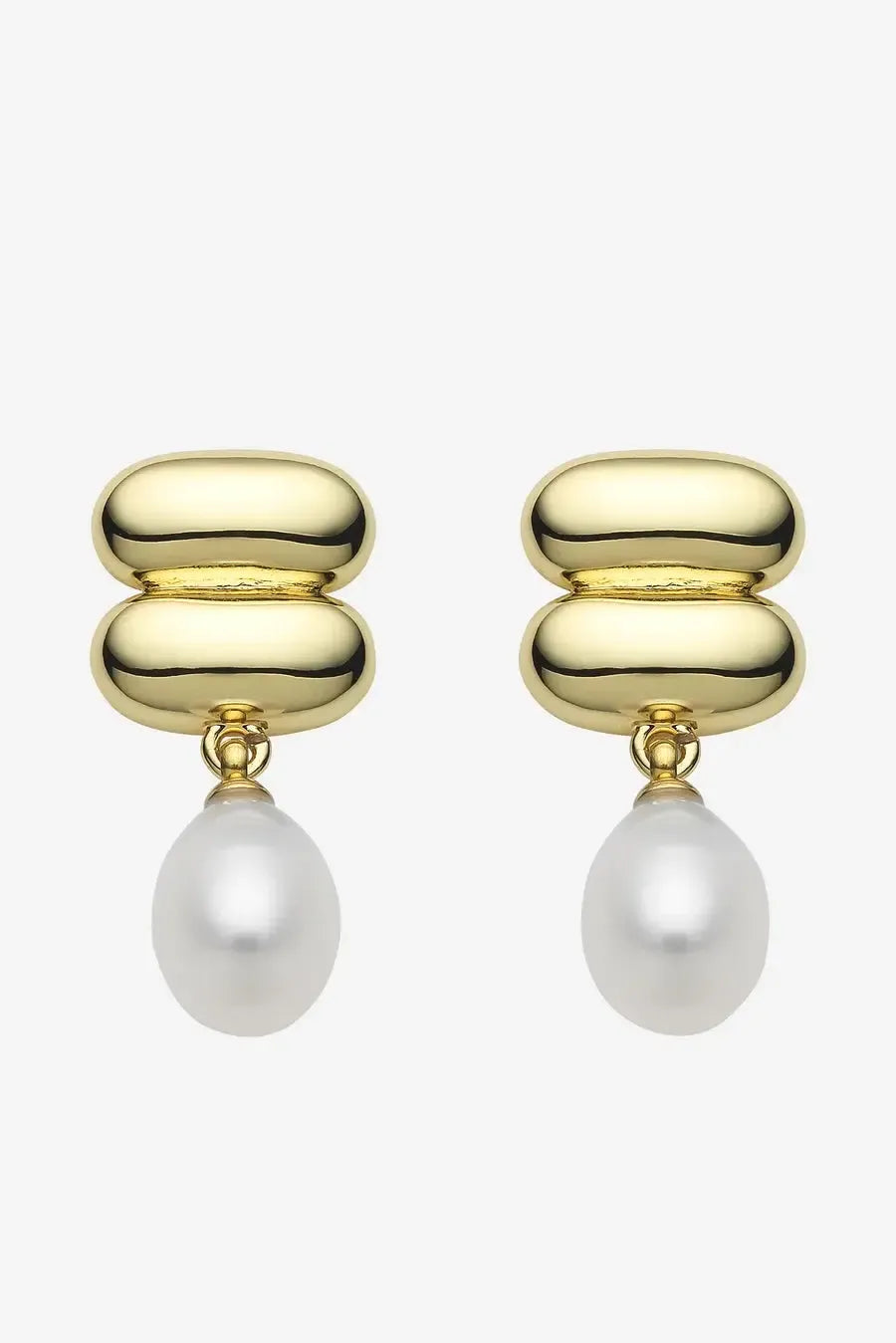 Heidi Gold Pearl Earring-Jewellery-Liberte-The Bay Room