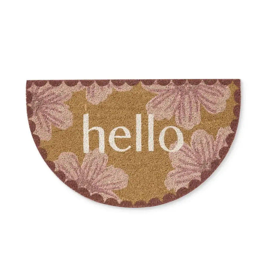 Hello Arch Doormat 45x75cm-Floor Rugs & Doormats-Madras Link-The Bay Room