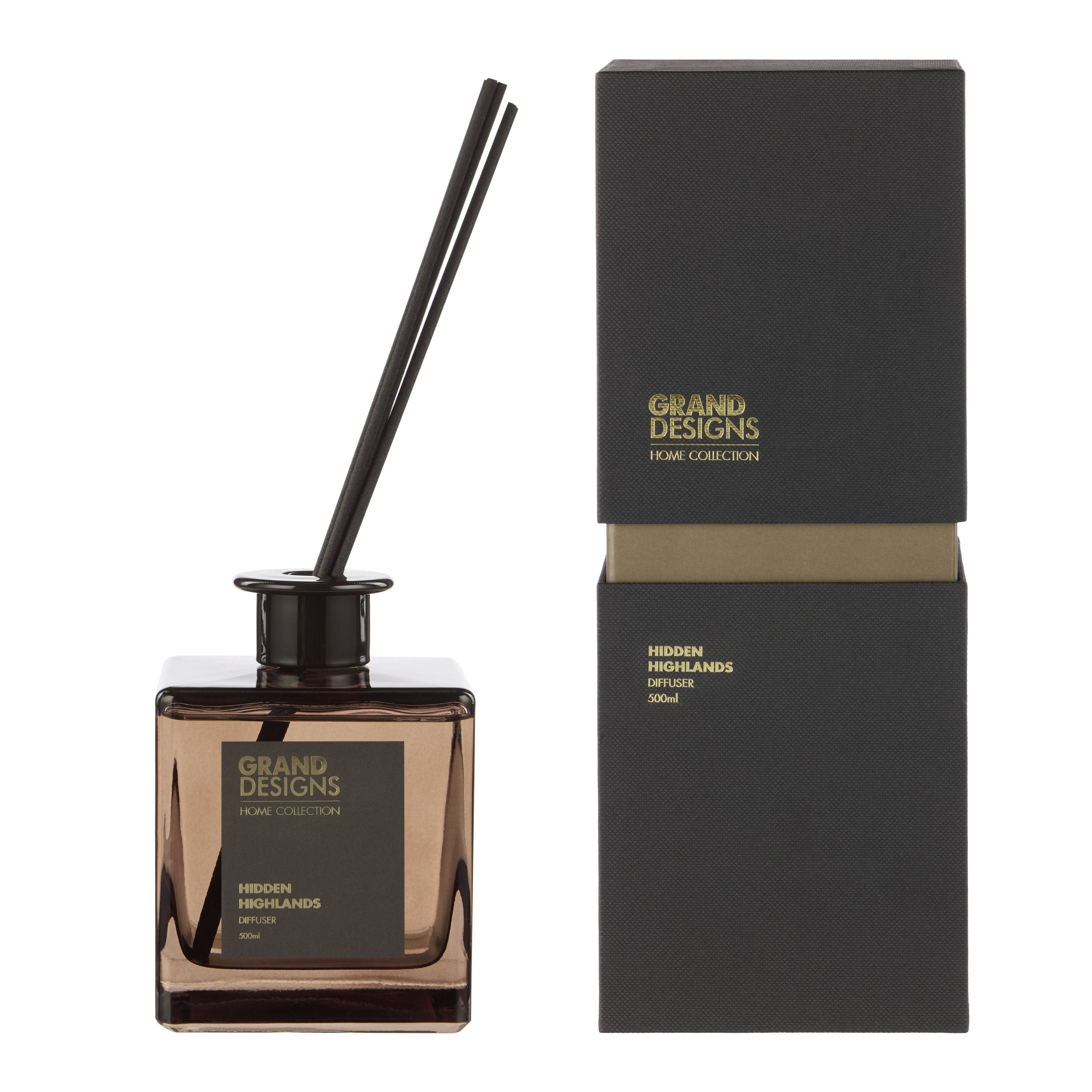 Hidden Highlands Reed Diffuser 500ml-Candles & Fragrances-Grand Designs-The Bay Room