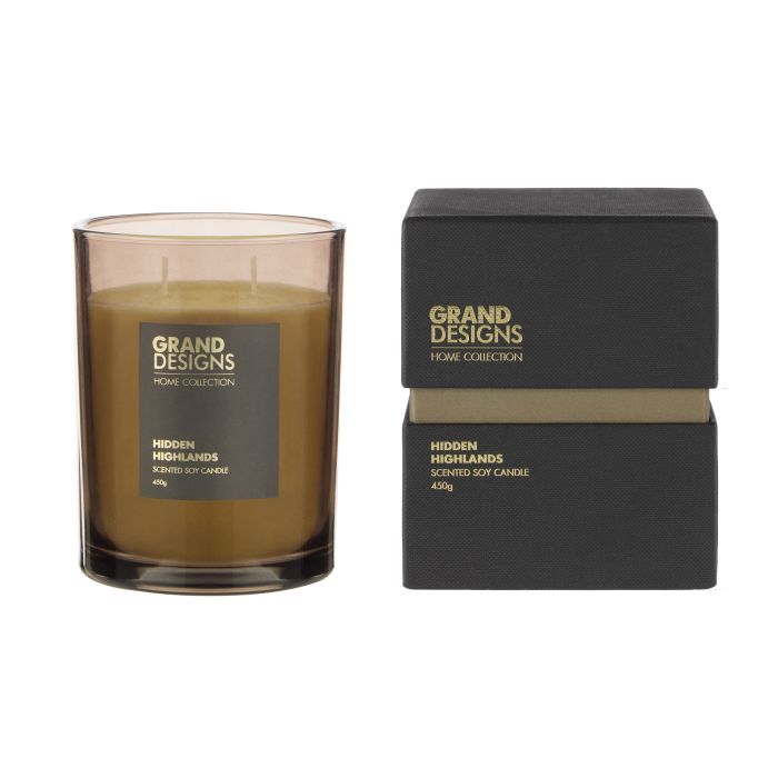 Hidden Highlands Scented Candle 450g-Candles & Fragrances-Grand Designs-The Bay Room