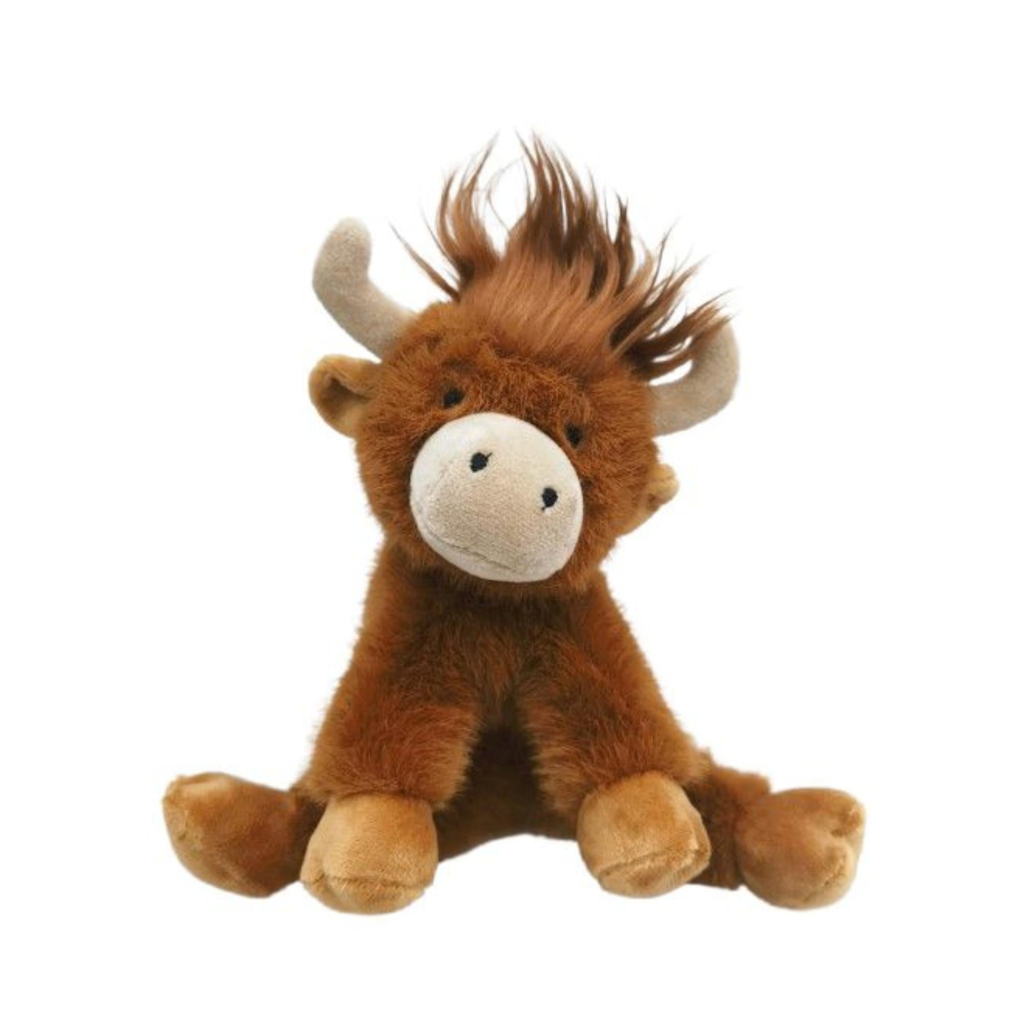 Highland Cow Toy Brown 28cm-Toys-Urban Products-The Bay Room