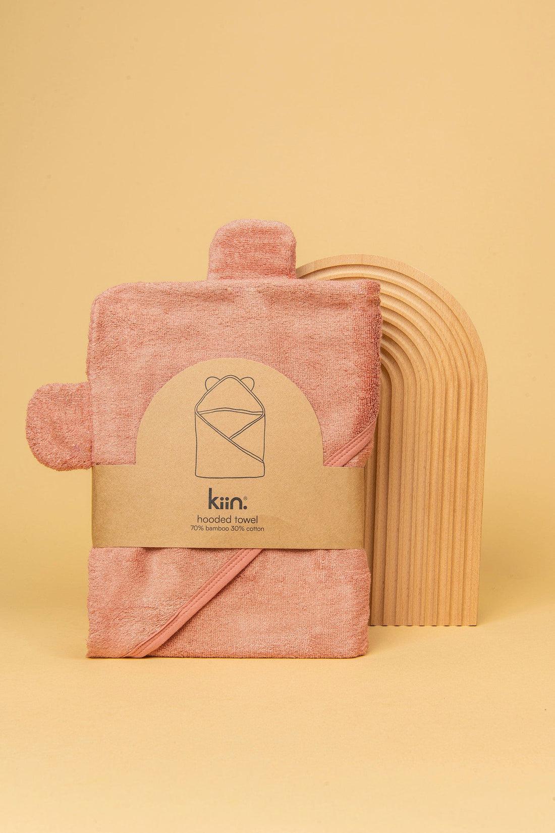 Hooded Towel - Blush-Nursery & Nurture-Kiin-The Bay Room