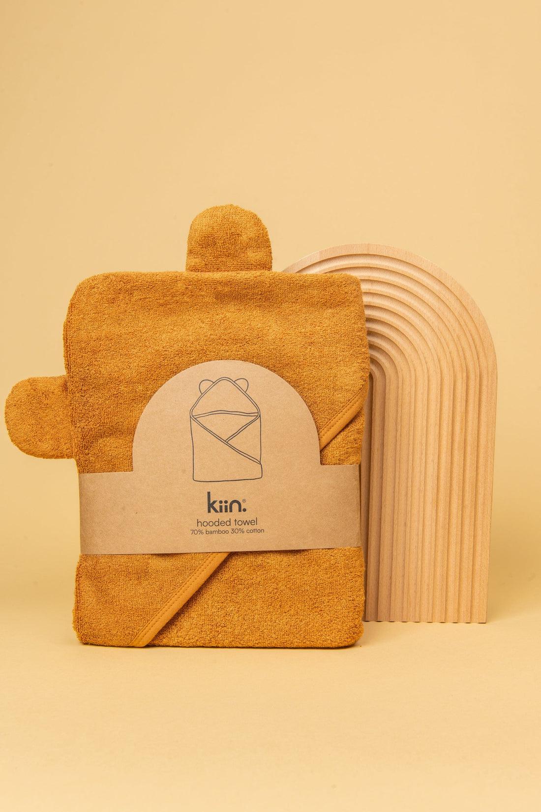Hooded Towel - Caramel-Nursery & Nurture-Kiin-The Bay Room