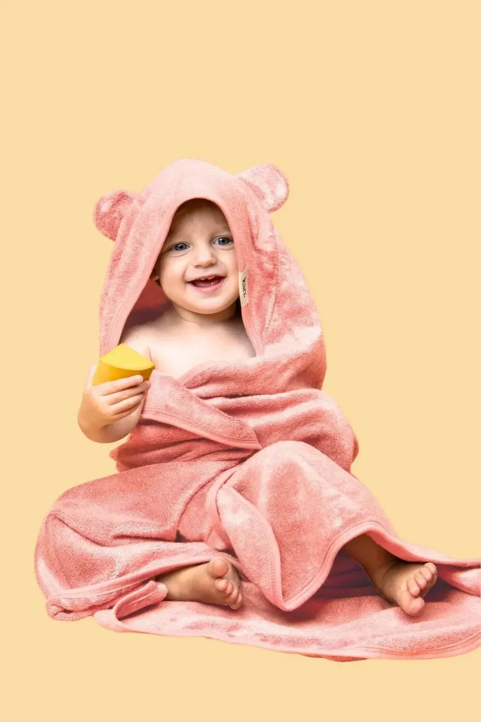 Hooded Towel - Peony-Nursery & Nurture-Kiin-The Bay Room