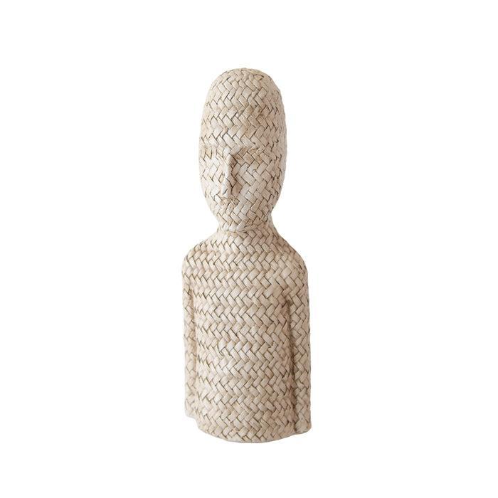 Horrace Resin Taupe Woven Man Small-Decor Items-Pure Homewares-The Bay Room