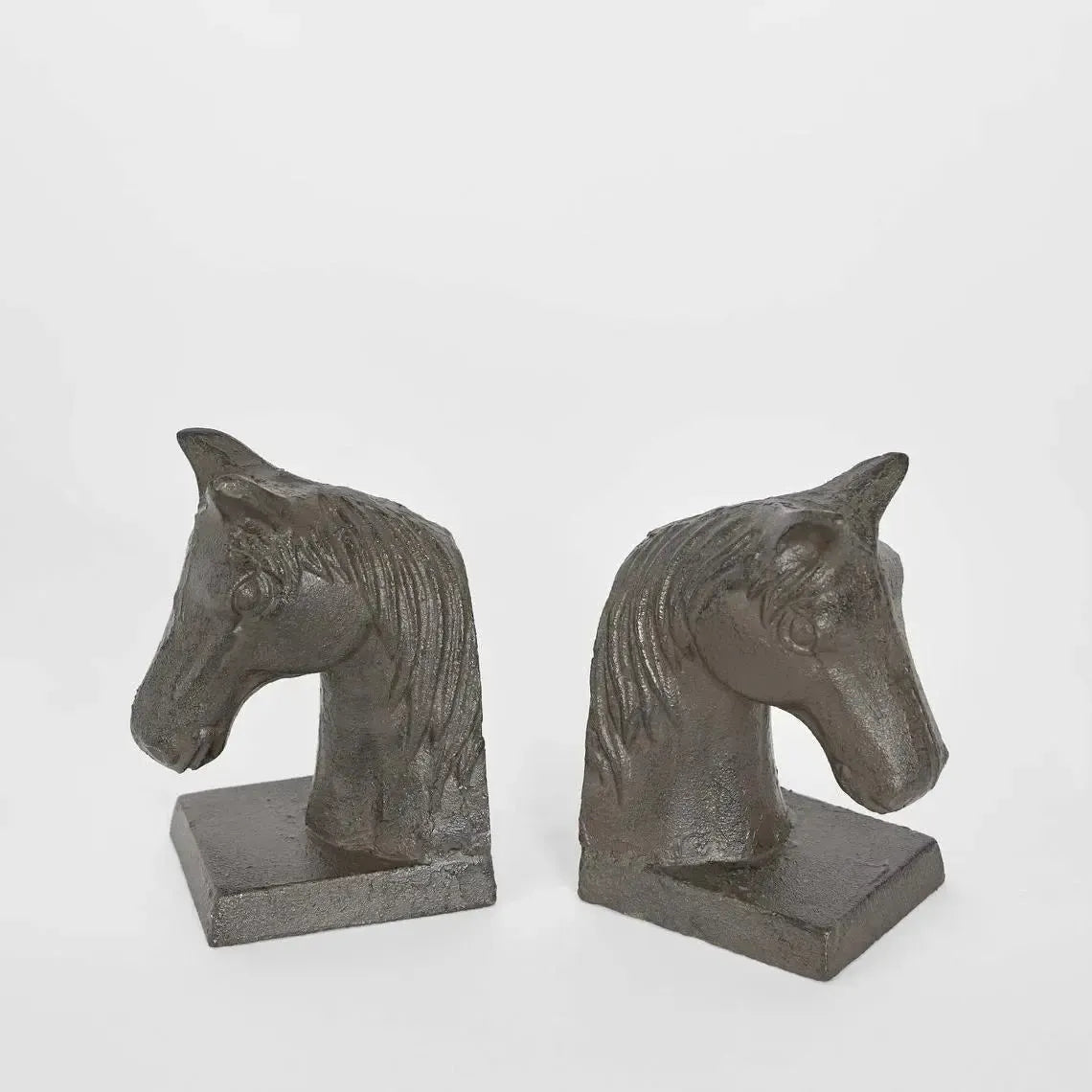 Horse Cast Iron Bookends-Decor Items-Florabelle-The Bay Room