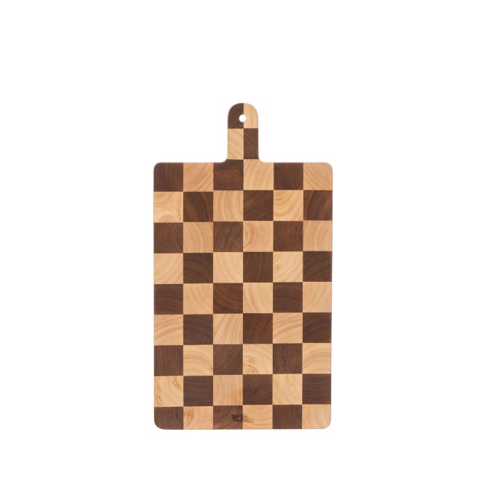 Hudson Acacia Wood Checkerboard Serving Board 44cm-Dining & Entertaining-Davis & Waddell-The Bay Room